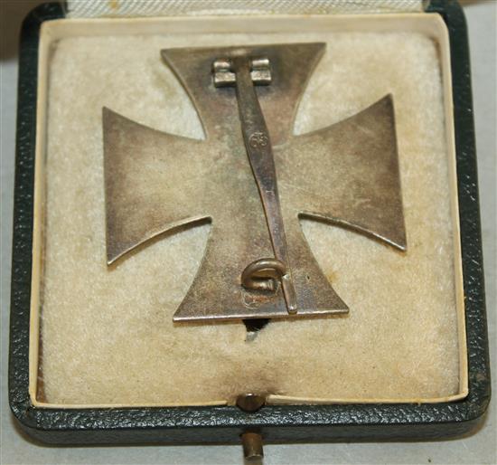 A German Third Reich 1939 iron cross,